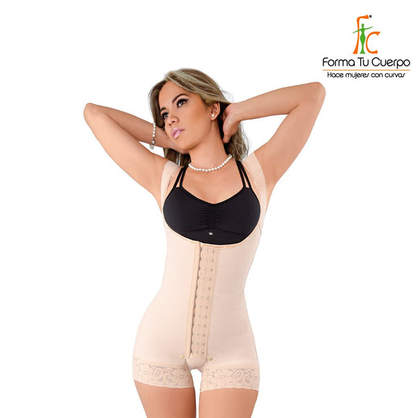 Faja Cachetera Siza Broche Beige - (Ref. O-004)