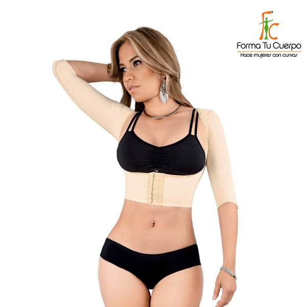 Faja Torero Tira Ancha Broche Beige - (Ref. C-034)