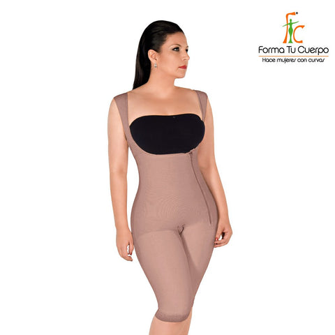 Faja Rodilla Siza Cremallera Cocoa - (Ref. P-022)