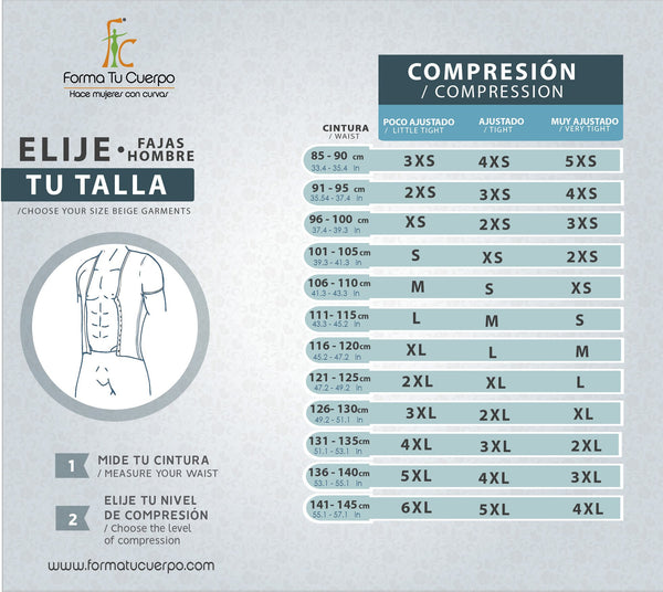 Faja Colombiana para  Hombre Buceo (Ref. HB) - fajas  colombianas Forma Tu Cuerpo