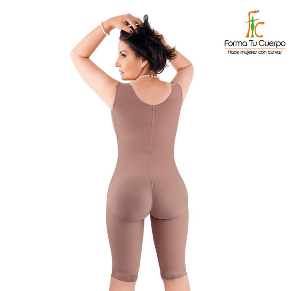 Faja Pacifica Rodilla Siza Broche Cocoa - (Ref. P-041)